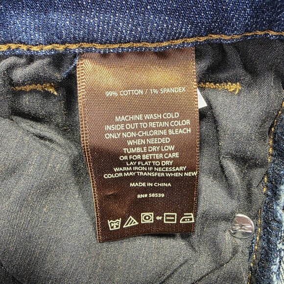 KUT from the Kloth Jeans Womens 2 Blue Catherine Boyfriend Distressed Stretch - Picture 10 of 14